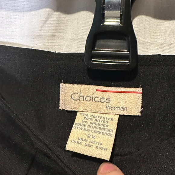 NWT women's black Choices brand skirt size 2x - Picture 2 of 3